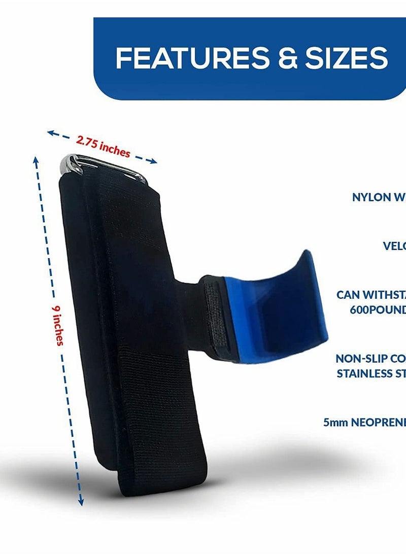 Generic - Heavy Duty Lifting Hooks with Non,Slip Grip and Thick Padded Neoprene for Maximum Wrist Support and Comfort - Image 1