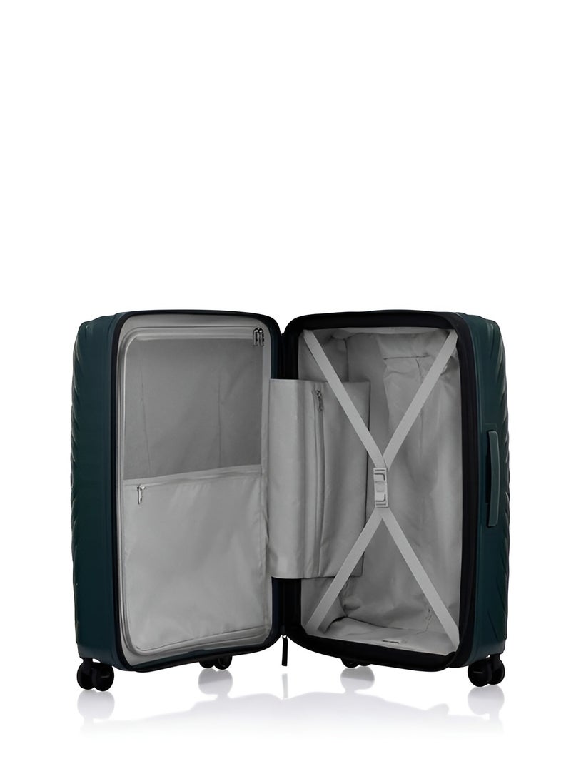 Samsonite Octolite Neo SP 75cm – Green Hard Shell Checked Suitcase - Image 2