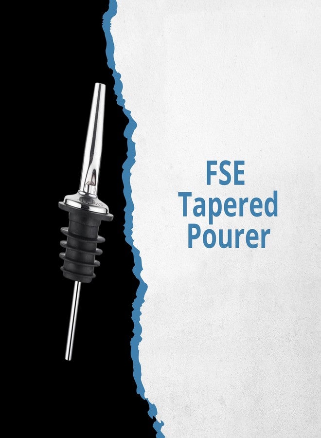 FSE Tapered Pourer Set (Pack of 12), Stainless Steel Design, Reusable, Provides Precise Mess-Free Pouring, Perfect for Spirits and Syrups, Ideal for Bars and Kitchens - Image 3