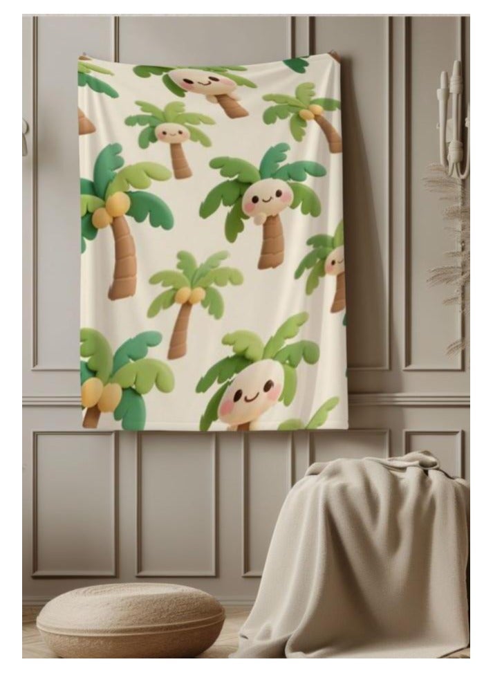 general Children's or student cartoon flannel thin blanket (warm and comfortable, suitable for sleep, games) 100cm*150cm - 868 - Image 1