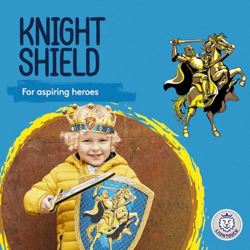 Liontouch Knight Foam Shield for Boys 36 Years Pretend Play Toy for Kids Toddlers with Medieval Horseback Riding Knight Theme Safe Battle Accessory for Dress Up Cosplay Costumes - Image 5