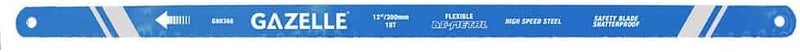 Gazelle 18T x 12 In. Bimetal HSS Hacksaw Blades - 100 Pieces - Image 2