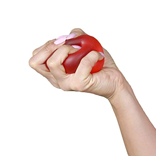 TYCOON PHYSIO SOLUTIONS Exercise Red Gel Ball - Universal (Stress Relief Ball) - Image 2