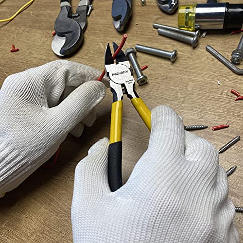 BOOSDEN 5 inch Flush Cutter, Dikes Wire Cutter for Crafting Electrical Jewelry Making, Ultra Sharp Wire Clippers - Image 5