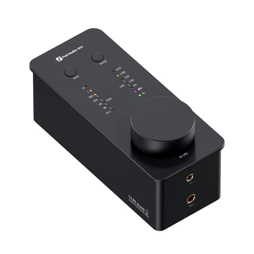 Fosi Audio SK02 DAC Amp Headphone Amplifier Desktop USB C to AUX Digital to Analog Audio Converter Adapter Preamp Optical to 35mm 44mm Balanced Combo for Home Audio System - Image 1