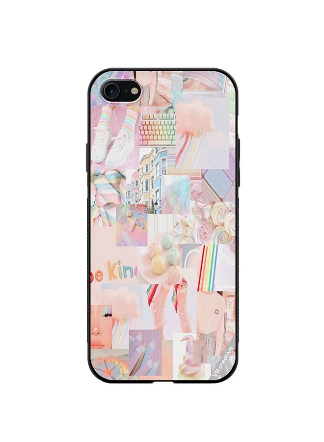 VR CREATIVE Protective Case Cover For Apple iPhone SE (2022) Multicolor Design - Image 1