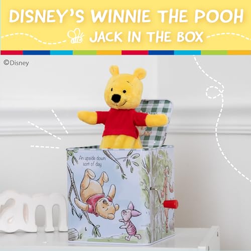 KIDS PREFERRED Disney Baby Winnie The Pooh Jack-in-The-Box - Musical Toy for Babies Multi ,6.5" - Image 2
