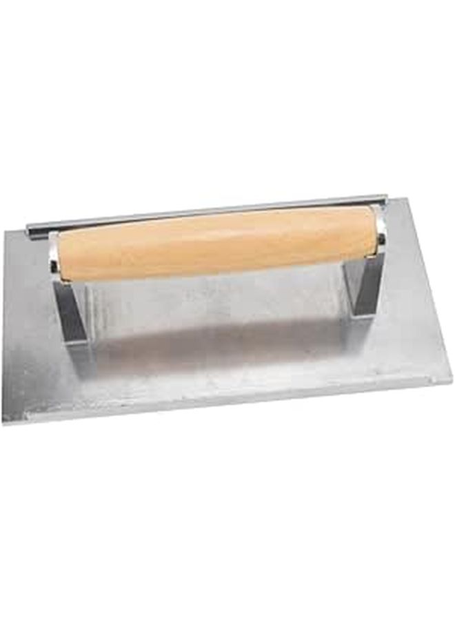 Aluminum Burger Press Meat Tenderizer Tool With Wooden Handle For Grill - Image 1