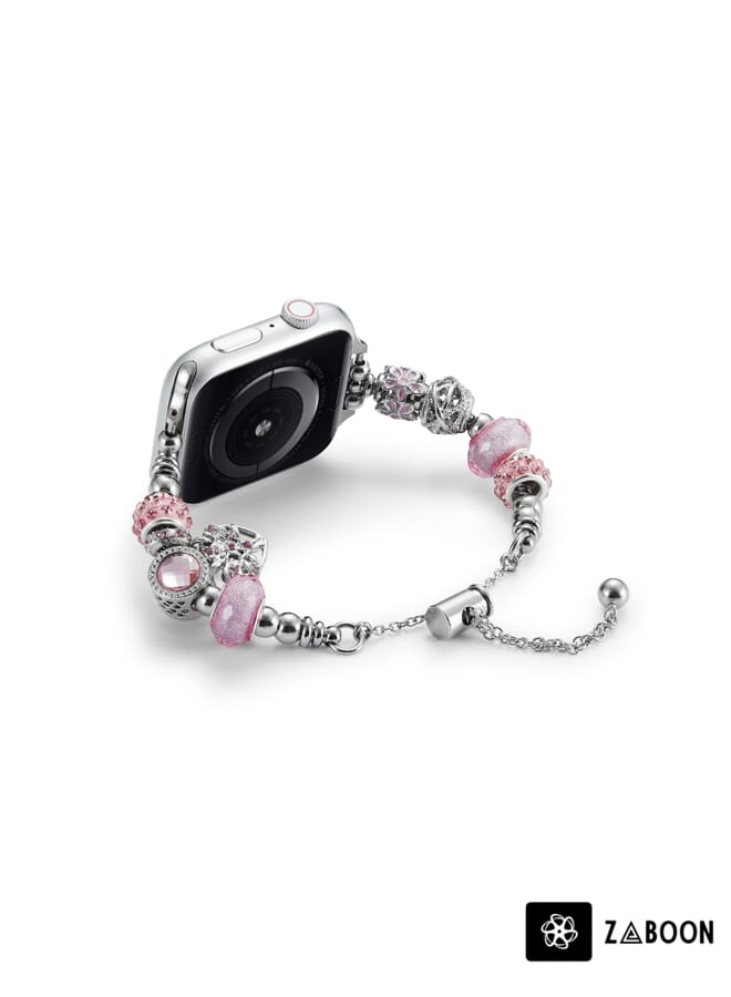 Zaboon Bead Bracelet Metal Watch Band  Apple Watch 3 42mm - Image 2