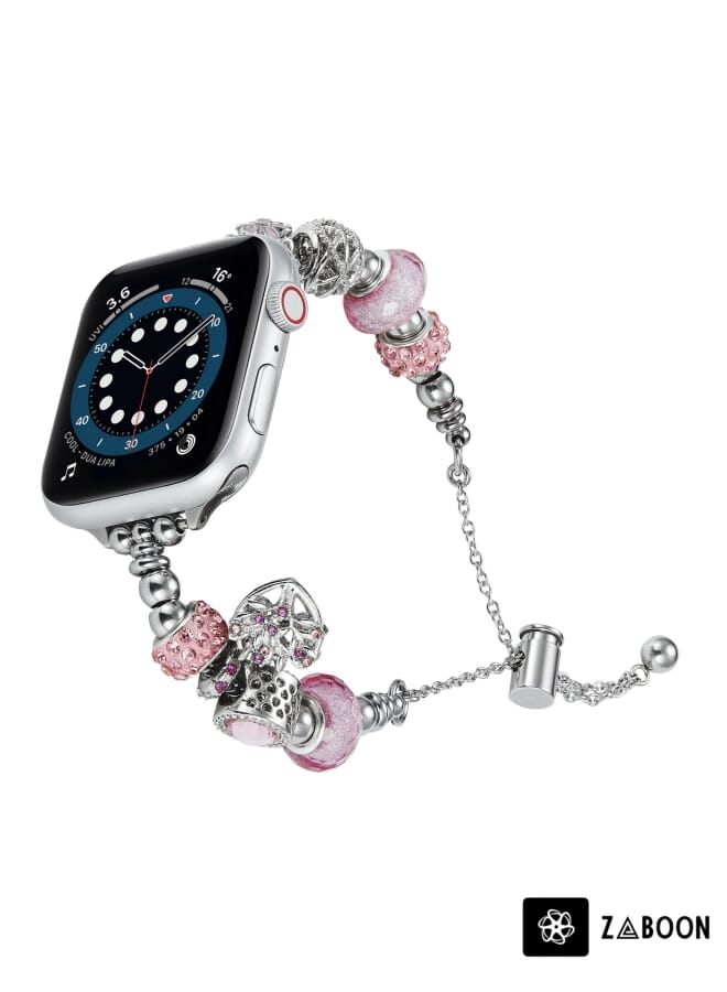 Zaboon Bead Bracelet Metal Watch Band  Apple Watch 3 42mm - Image 1