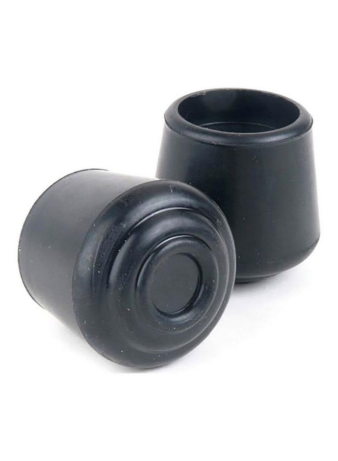 ماجيك سلايدرز 2 قطعة أطراف أرجل مطاطية دائري للأثاث بلون أسود 1-1/4 بوصة 97600 - Image 2