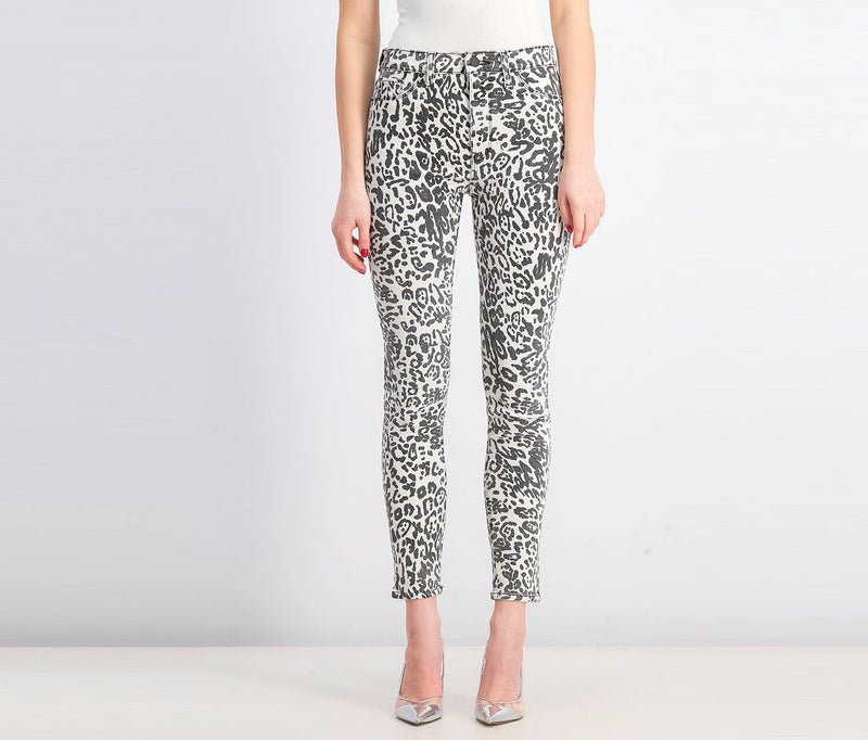 Hudson Women Barbara High Waist Super Skinny Jeans, Multicolor - Image 1