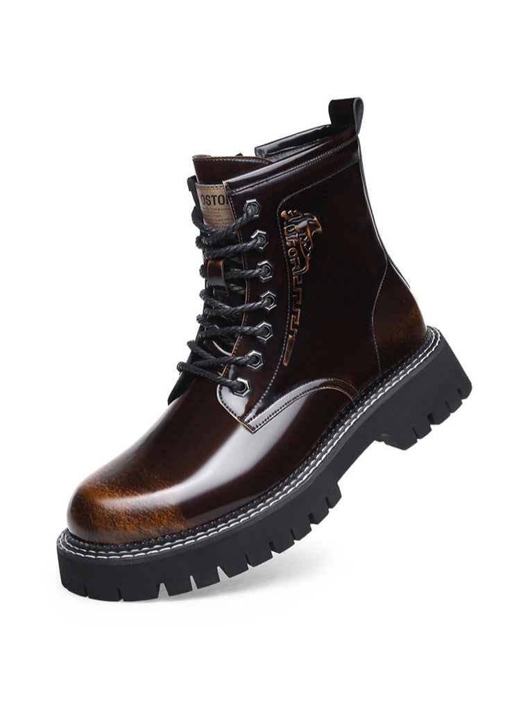 KUYING New Fashion Men's Martin Boots - Image 1