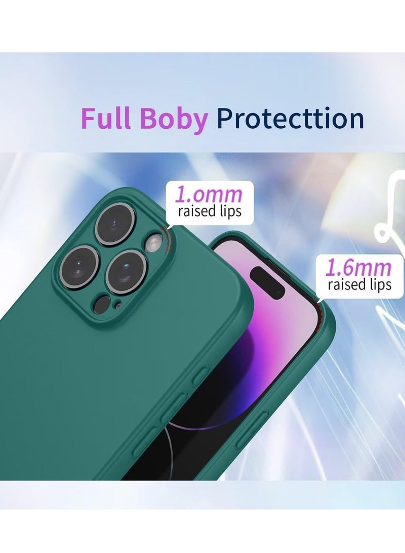 BORTONY Xiaomi Redmi 14C Case Cover Soft Silicone Liquid Gel Rubber Bumper Case with Camera Protection Hard Shell Shockproof Protective Cover for Xiaomi Redmi 14C - Image 2
