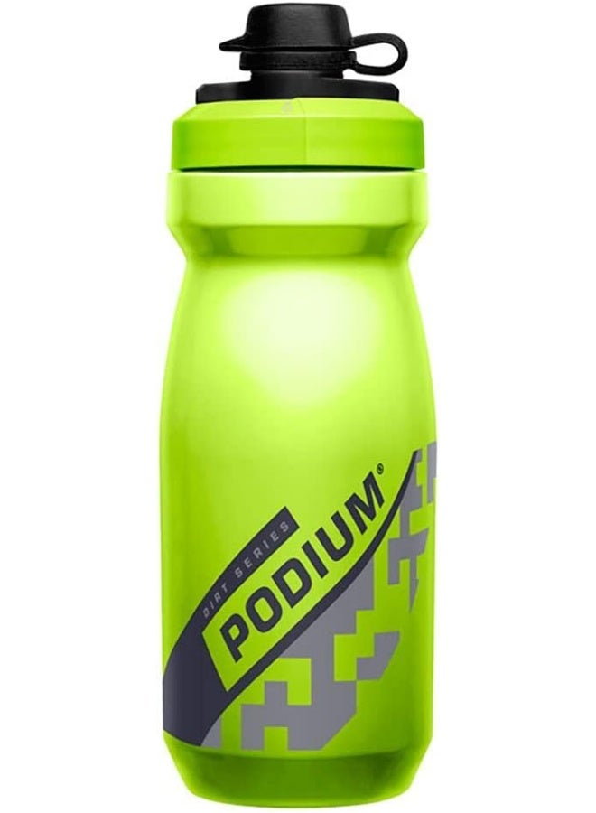 كاميلباك زجاجة CamelBak Podium Dirt Series – Lime، 0.62 لتر/21 أونصة، معزولة وخالية من BPA - Image 1