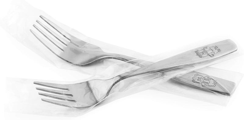 GlossyEnd 9 Piece Stainless Steel Kids Forks  Kids Cutlery Toddler Safe Flatware Silverware  Utensil Set for Home  Preschools - Image 5