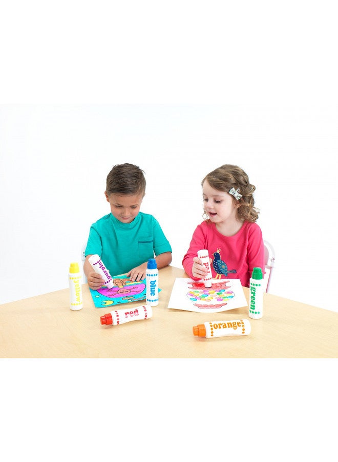 Do.A.Dot Art! Do A Dot Art! Set of 4 Pack Rainbow Washable Dot Paint Markers for Kids and Toddlers, The Original Dot Marker - Image 4