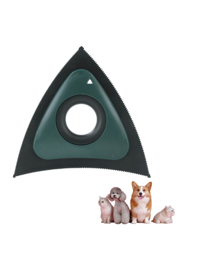 Triangle Pet Hair Remover Brush Cat Dog Hair Remover, Reusable Professional Lint Remover, Brush Cleaning For Couch, Furniture, Carpet, Blankets, Car, Bed, Sofa - Image 1