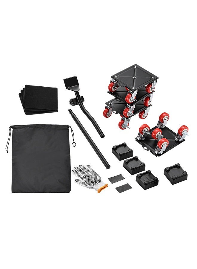 LAWAZIM Furniture Movers With 5 Wheels - Maximum Load 800kg / 1763lb - Furniture Moving Dolly Set with 5 360°Rotation Wheels & Lifter Kit -for Moving Heavy Furniture, Sofas, Cabinets, & Refrigerators - Image 1