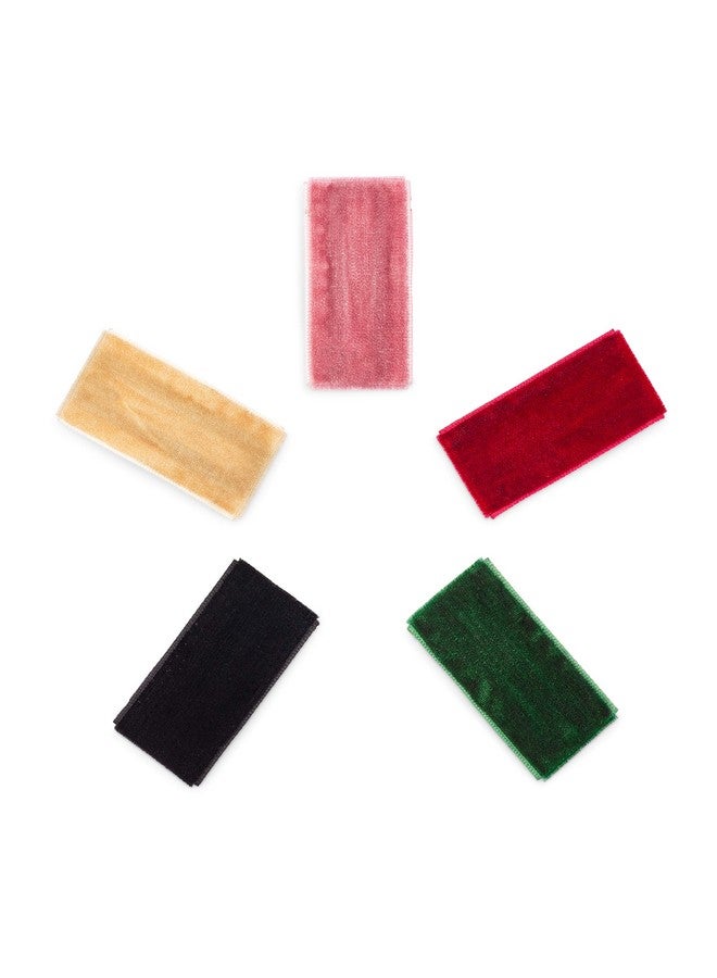 Parker Baby Co. Parker Baby Girl Hair Clips | One-Size Velvet Snap Barrettes for Newborns & Toddlers | Practical One-Hand Clip Design | Cute & Stylish Kids Hair Clips | Tangle-Free & Comfortable | 5 Pack  - Image 1