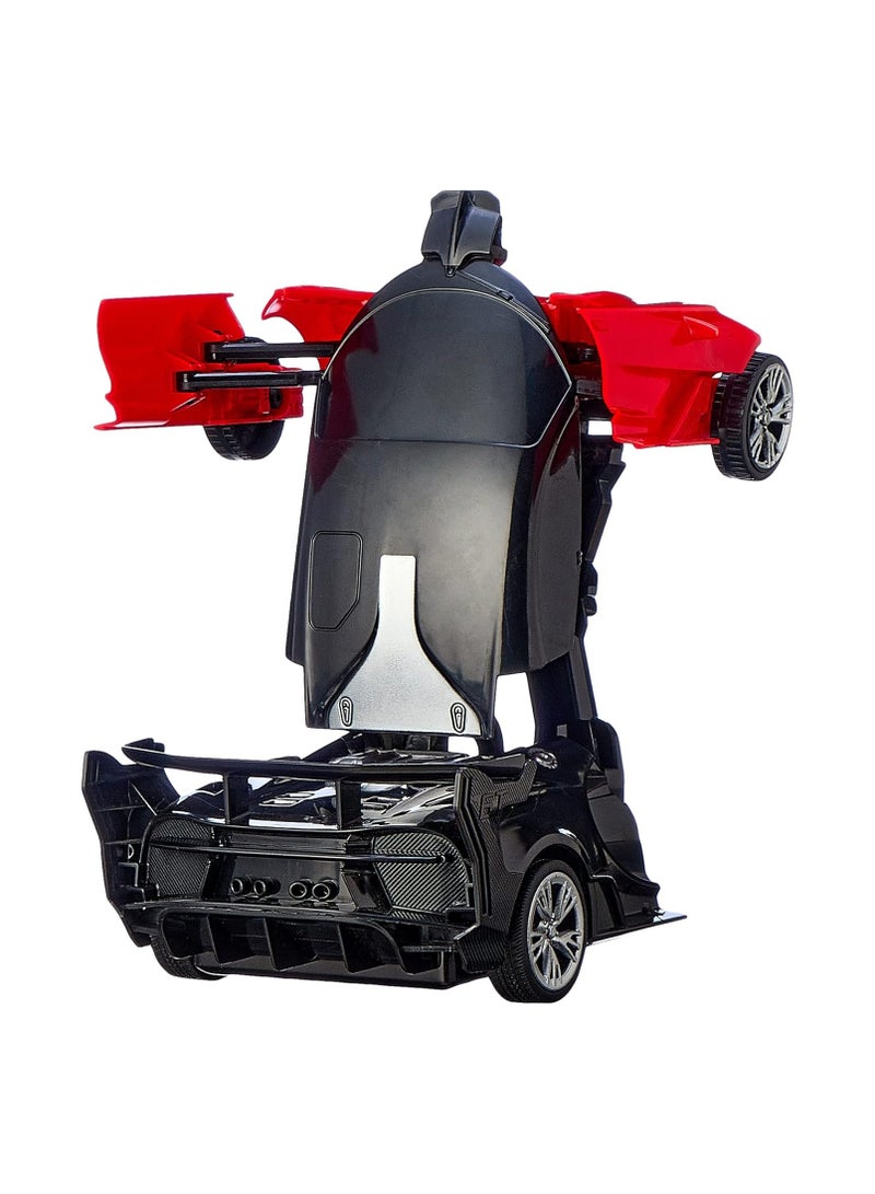 Transforming car from robot to car, rotates 360 degrees, moves in all directions, and emits lights - multi-color - Image 2