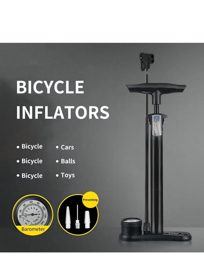 كول بيبي مضخة أرضية الدراجة مع مقياس الضغط مضخة دراجة مع ضغط عالٍ 160 رطل لكل بوصة مربعة يناسب صمامات شريدر وبريستا - Image 2