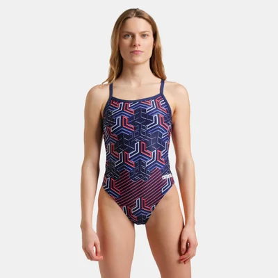 arena Women's Kikko Pro Challenge Back One-Piece Swimsuit