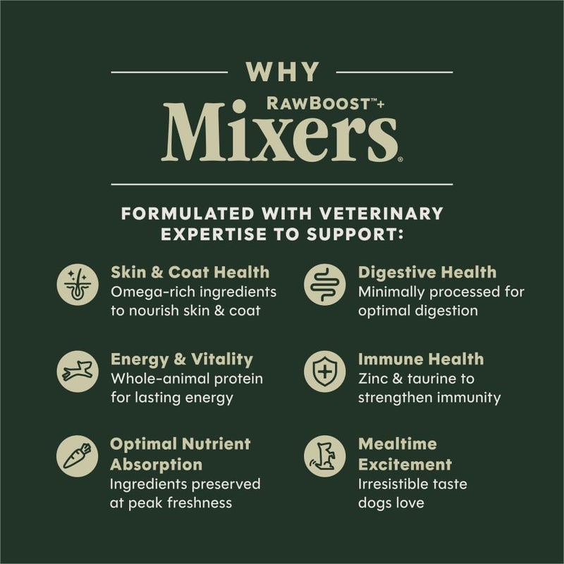 REF. Instinct Raw Boost Mixers Skin & Coat Health Freeze Dried Dog Food Topper - 12.5OZ - Image 5