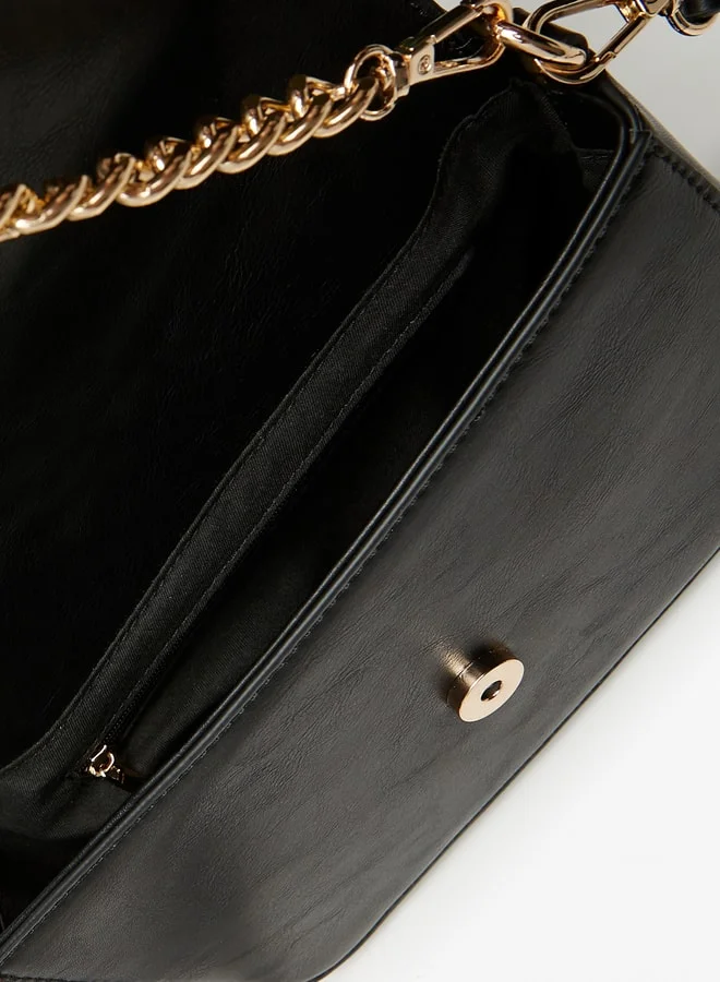 فلورا بيلا من شو إكسبرس Women's Flora Bell Solid Crossbody Bag With Magnetic Closure And Chain Strap