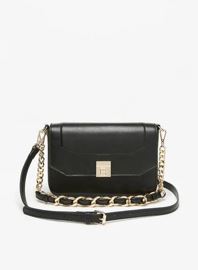 فلورا بيلا من شو إكسبرس Women's Flora Bell Solid Crossbody Bag With Magnetic Closure And Chain Strap