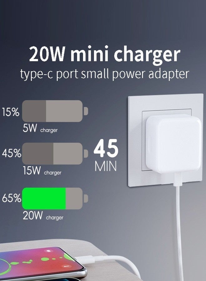 ION 20W Type C charger. adapter type c supporting PD fast charging. fast charger type c with advanced overvoltage protection. Foldable and portable adapter charger. Mobile charger compatible with iPhones, Samsung, Huawei, Xiaomi, and many other devices. - Image 2