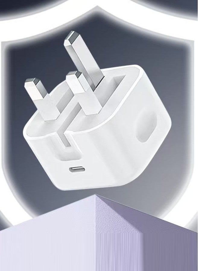 ION 20W Type C charger. adapter type c supporting PD fast charging. fast charger type c with advanced overvoltage protection. Foldable and portable adapter charger. Mobile charger compatible with iPhones, Samsung, Huawei, Xiaomi, and many other devices. - Image 5