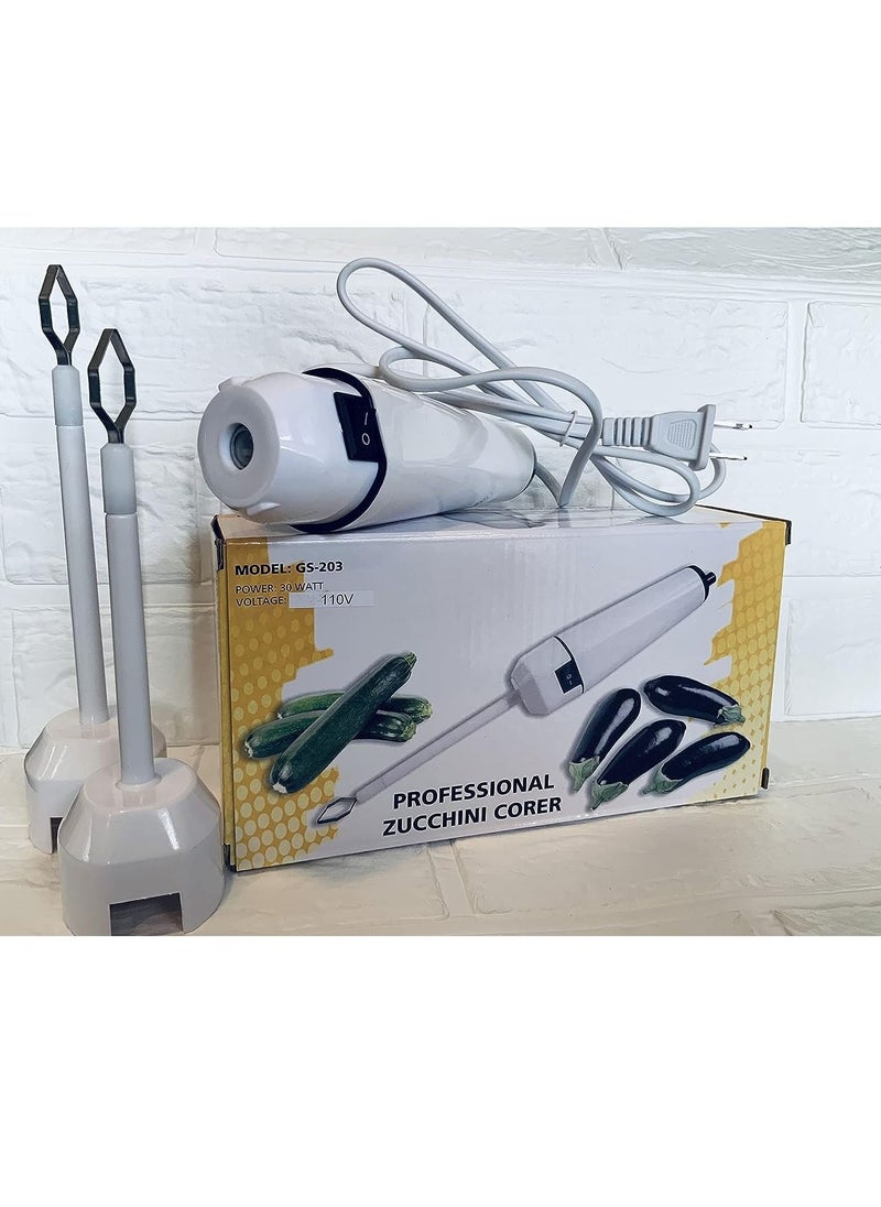DubaiGallery Professional Electric veggie Vegetable Corer, Core Remover Tool for Zucchini, Squash, Tomato, Eggplant, Potato, Veggie Drill  - Image 1