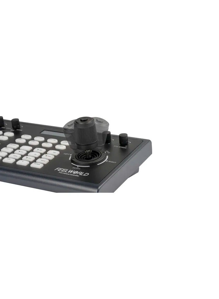 FEELWORLD KBC10 PTZ Camera Controller with Joystick and Keyboard Control PoE Supported Multiple Control and Network Protocol - Image 3