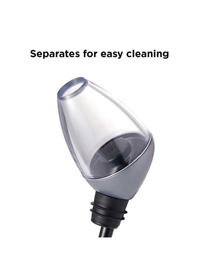 rabbit W6112N Wine Aerator and Pourer, Zinc, Black - Image 4
