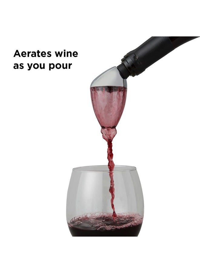 rabbit W6112N Wine Aerator and Pourer, Zinc, Black - Image 5