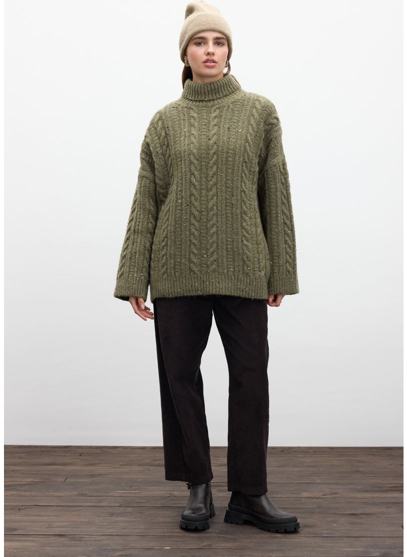 Turtleneck Knit Sweater Green - pzsku/Z12B4BCC68E6E17A4C135Z/45/_/1741272152/295f7427-829b-4b0f-a29f-4c4e89270cc8