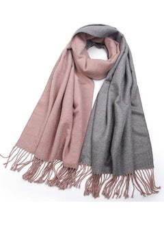 Sky cashmere Wool Scarf Pashmina Shawl Wrap For Women Long Large Warm Thick Reversible Scarves  - Image 4