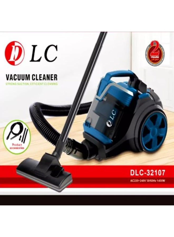 LC Vacuum Cleaner 1400W Strong Suction Efficient Cleaning 50/60Hz Accessories Included - Image 3
