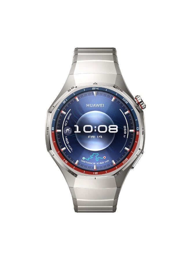 HUAWEI WATCH GT 6 Pro 46mm Smart Watch, 1.47'' Display, up to 21 days battery life, Compatible with iOS & Android, ECG Analysis, Health Monitor, Titanium - Image 2
