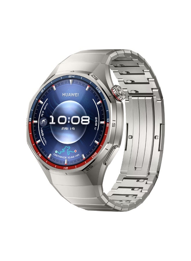 HUAWEI WATCH GT 6 Pro 46mm Smart Watch, 1.47'' Display, up to 21 days battery life, Compatible with iOS & Android, ECG Analysis, Health Monitor, Titanium - Image 1