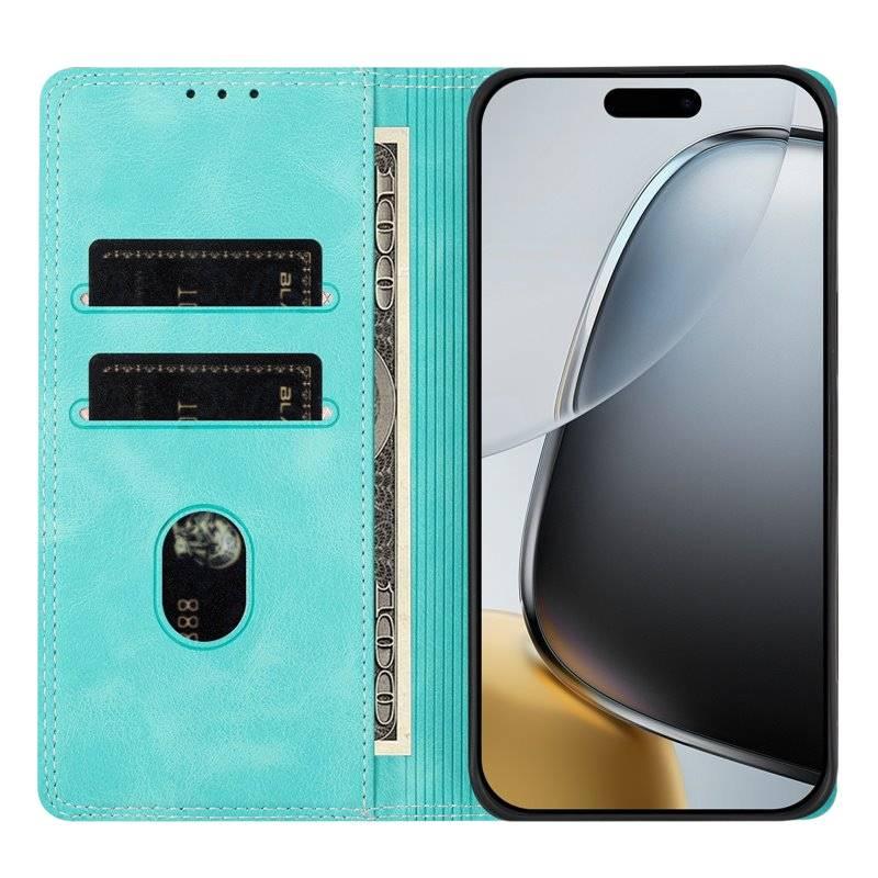 غطاء هاتف | أخضر | PET | غطاء قابل للطي | ملمس غير لامع | لـ iPhone 16 / 16 Plus / 16 Pro / 16 Pro Max - Image 4
