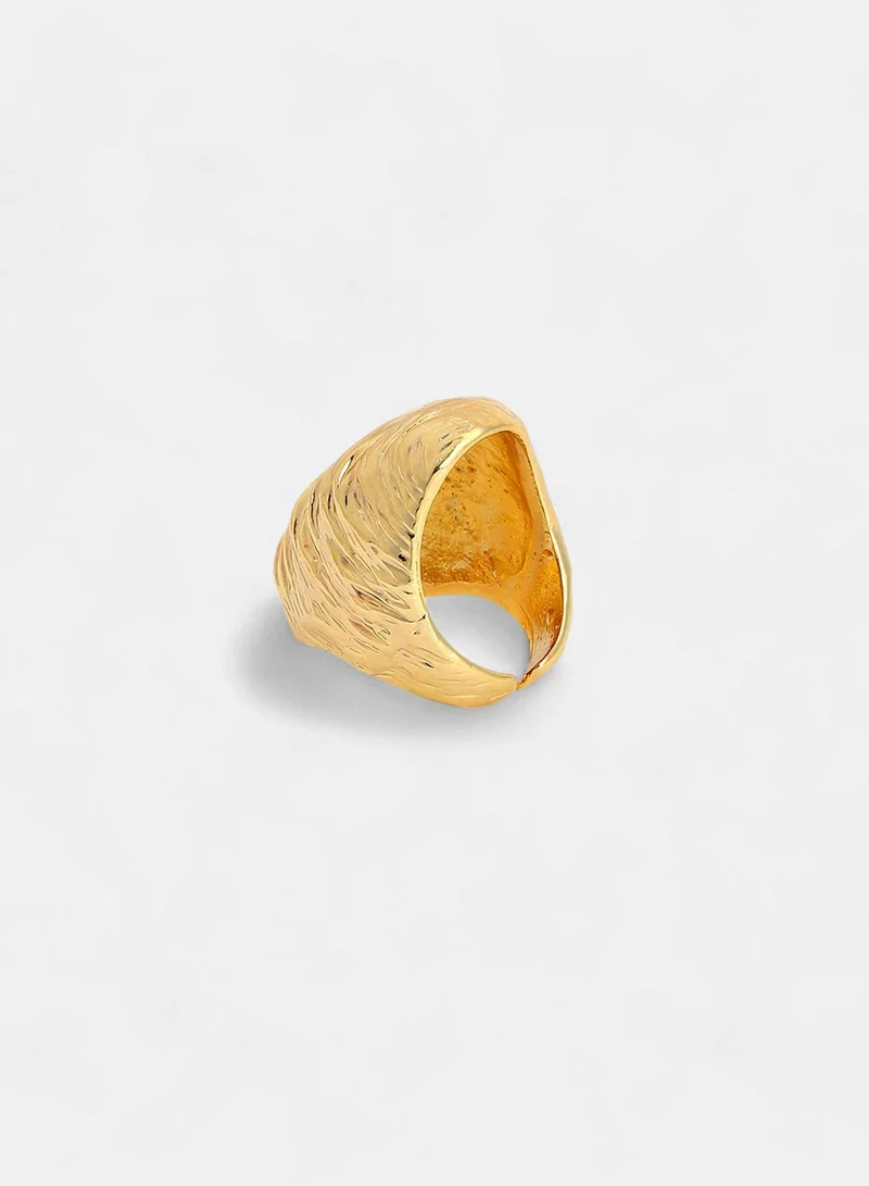 Sohi  Adjustable Whirlwind Statement Artificial Finger Ring Jewellery for Women | Best Price UAE