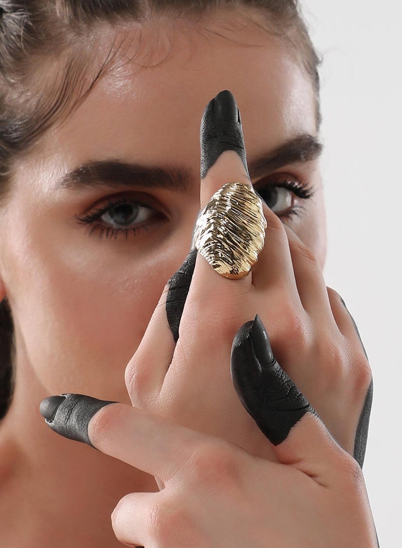 SOHI Adjustable Whirlwind Statement Artificial Finger Ring Jewellery - Image 3