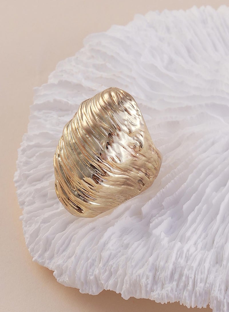 SOHI Adjustable Whirlwind Statement Artificial Finger Ring Jewellery - Image 2