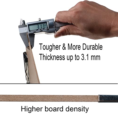 Acocony 11x17 Clipboard Three Clip with Hardware Corner Guard Extra Large Clipboard Hardboard 11 x 17 Clipping Board Log Color Pack of 1 - Image 4