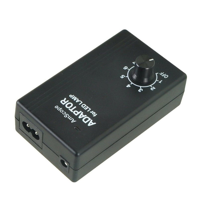 AmScope ضوء حلقة المجهر LED-64-ZK مع محول، أبيض - Image 3