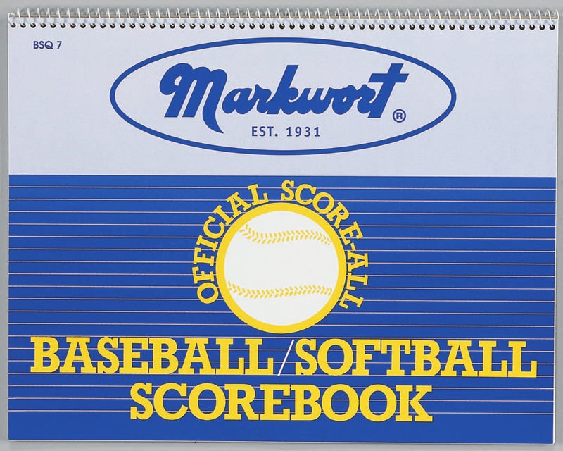 Markwort Baseball & Softball Scorebook - 23 Games, Blue, (BSQ7) - Image 1