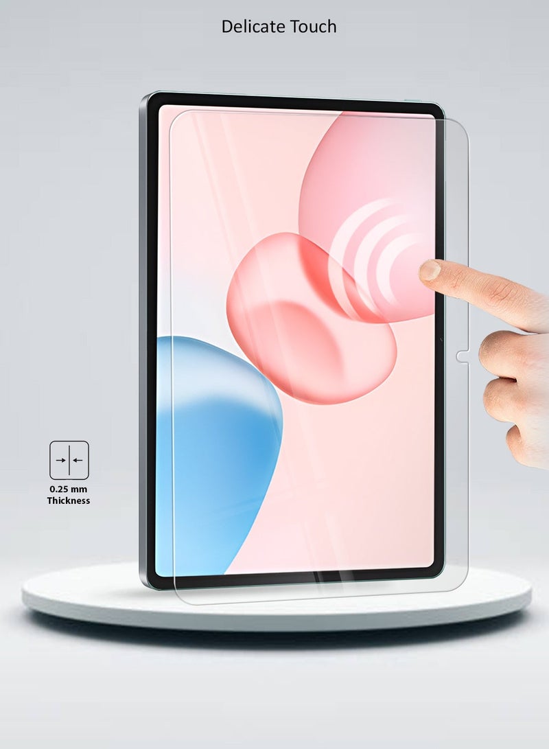 أمجو حامية شاشة زجاجية مقسّاة عالية الدقة 9H لجهاز هونر باد 10 5G 2025 (12.1 بوصة) - شفافة - Image 2