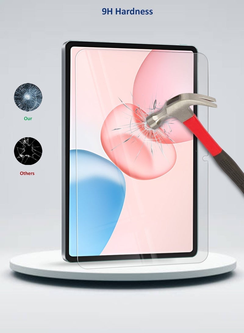 دبليو تيك حامية شاشة زجاجية مقسّاة عالية الدقة 9H لجهاز هونر باد 10 5G 2025 (12.1 بوصة) - شفافة - Image 4